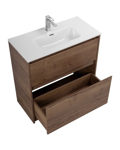 Тумба под раковину BelBagno Kraft 39 70 KRAFT39-700/390-2C-PIA-RT Rovere Tabacco