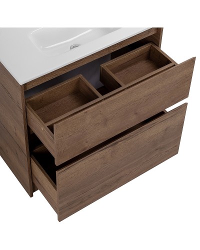 Тумба под раковину BelBagno Kraft 39 70 KRAFT39-700/390-2C-PIA-RT Rovere Tabacco
