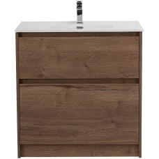 Тумба под раковину BelBagno Kraft 39 80 KRAFT39-800/390-2C-PIA-RT Rovere Tabacco