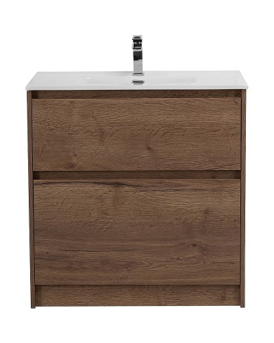 Тумба под раковину BelBagno Kraft 39 80 KRAFT39-800/390-2C-PIA-RT Rovere Tabacco