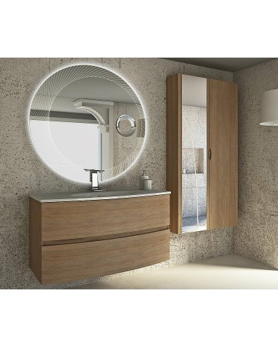 Тумба под раковину Cezares Dalila 100 54711 подвесная Rovere tabacco