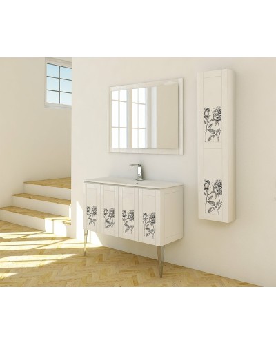 Тумба под раковину Cezares Rosa 120 42244 Белая