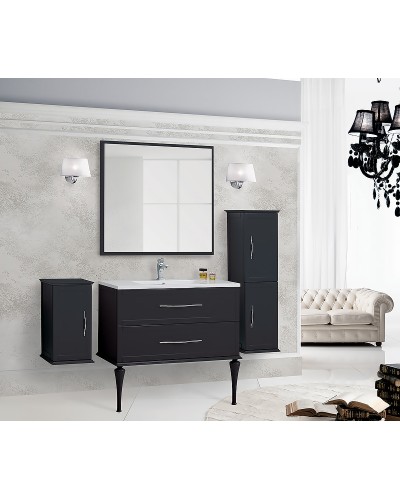 Тумба под раковину Cezares Tiffany 100 54952 подвесная Nero grafite