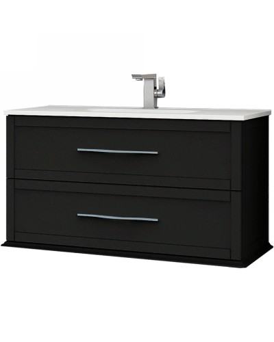 Тумба под раковину Cezares Tiffany 100 54952 подвесная Nero grafite