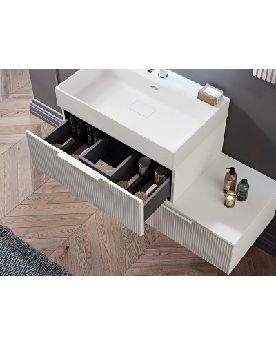 Тумба под раковину Cezares Premium 70 55416 подвесная Bianco opaco