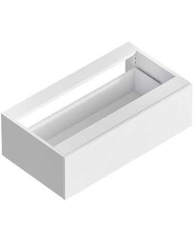 Тумба Cezares Cadro 70 CADRO-70-1C-SO-BG-BLUM подвесная Bianco Ghiaccio