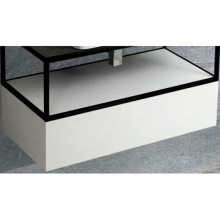 Тумба Cezares Cadro 70 CADRO-70-1C-SO-BG-BLUM подвесная Bianco Ghiaccio