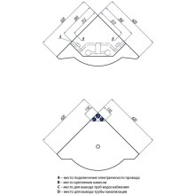 Тумба белый 59,8х59,8 см Акватон Альтаир 1A042601AR010