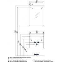 Тумба белый 56,4 см Акватон Америна 1A135401AM010