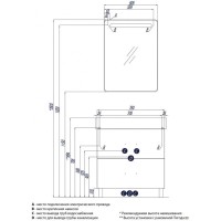 Тумба белый 76 см Акватон Америна 1A169401AM010