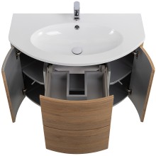 Тумба под раковину Cezares Eden 90 55073 подвесная Rovere Tabacco