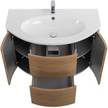 Тумба под раковину Cezares Eden 90 55073 подвесная Rovere Tabacco