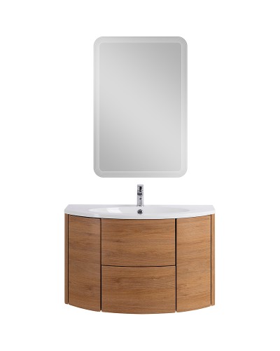 Тумба под раковину Cezares Eden 90 55073 подвесная Rovere Tabacco