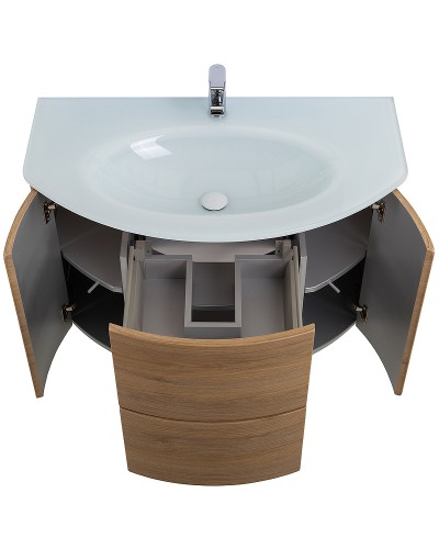 Тумба под раковину Cezares Eden 90 55073 подвесная Rovere Tabacco