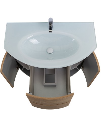 Тумба под раковину Cezares Eden 90 55073 подвесная Rovere Tabacco