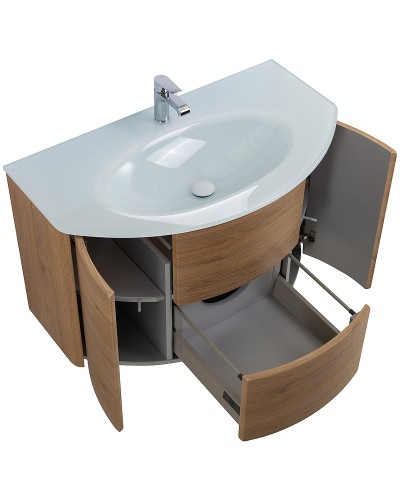 Тумба под раковину Cezares Eden 90 55073 подвесная Rovere Tabacco