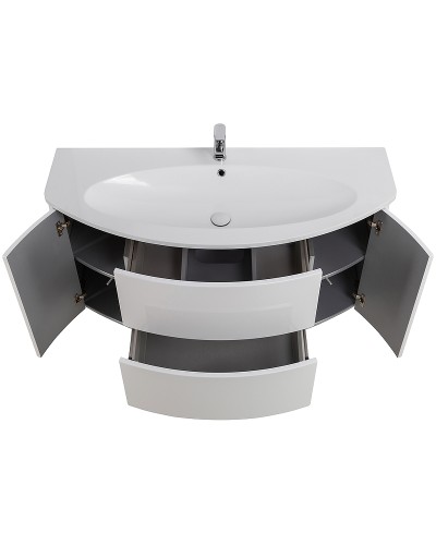 Тумба под раковину Cezares Eden 120 54861 подвесная Bianco Lucido