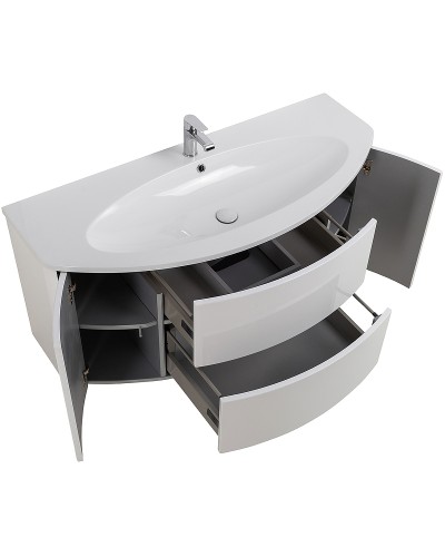 Тумба под раковину Cezares Eden 120 54861 подвесная Bianco Lucido