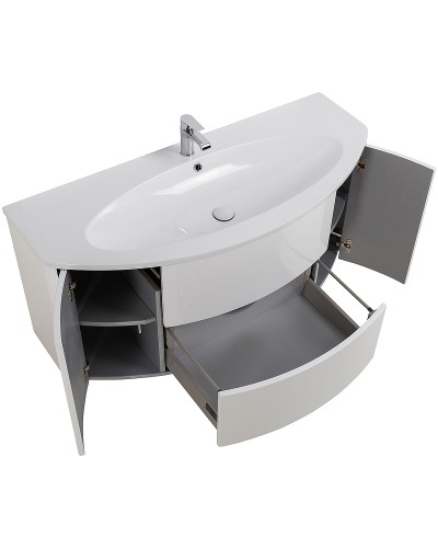 Тумба под раковину Cezares Eden 120 54861 подвесная Bianco Lucido