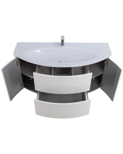 Тумба под раковину Cezares Eden 120 54861 подвесная Bianco Lucido