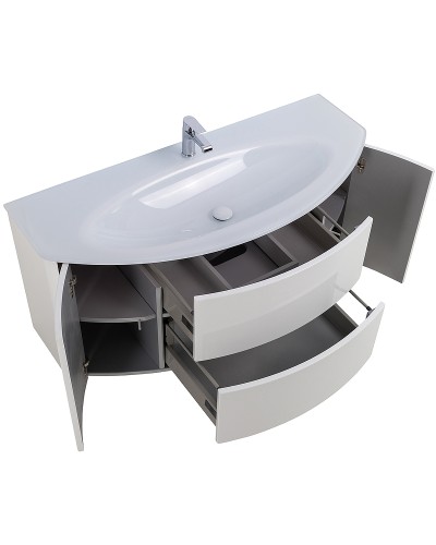 Тумба под раковину Cezares Eden 120 54861 подвесная Bianco Lucido