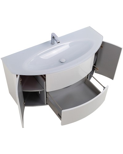 Тумба под раковину Cezares Eden 120 54861 подвесная Bianco Lucido