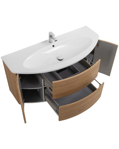 Тумба под раковину Cezares Eden 120 54842 подвесная Rovere Tabacco