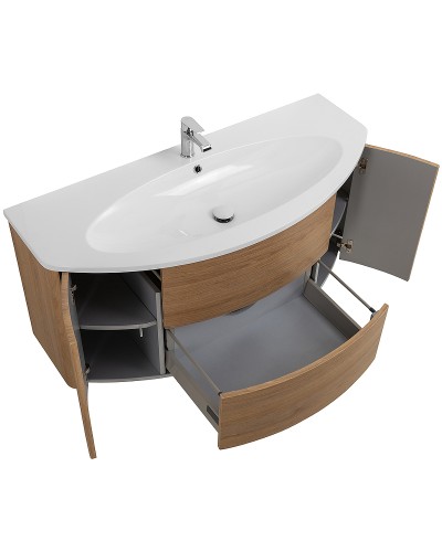 Тумба под раковину Cezares Eden 120 54842 подвесная Rovere Tabacco