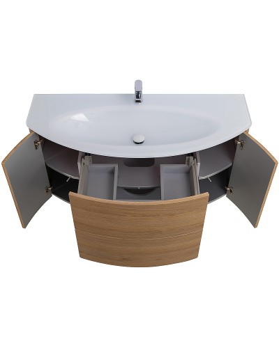 Тумба под раковину Cezares Eden 120 54842 подвесная Rovere Tabacco