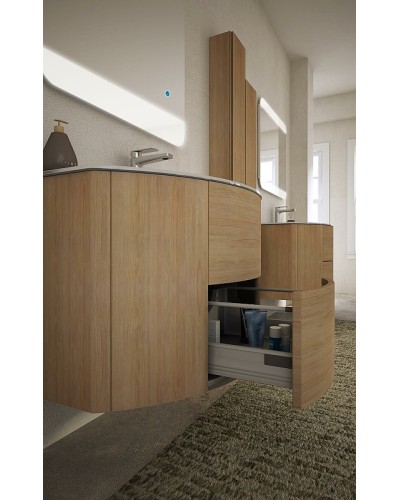 Тумба под раковину Cezares Eden 120 54842 подвесная Rovere Tabacco