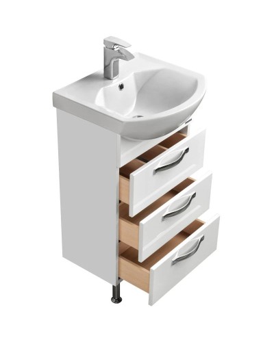 Тумба без раковины белый 47 см Акватон Ария 1A140201AA010