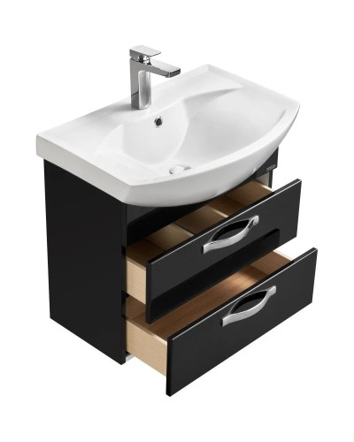 Тумба черный 59,4 см Акватон Ария 1A123301AA950