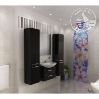 Тумба черный 59,4 см Акватон Ария 1A123301AA950