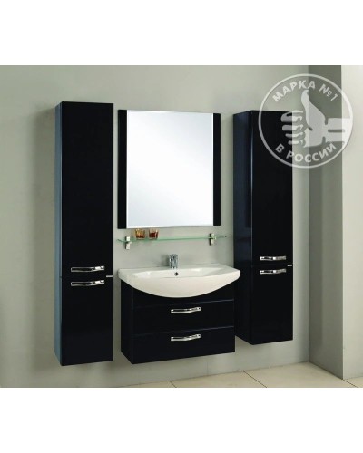 Тумба черный 76 см Акватон Ария 1A140801AA950