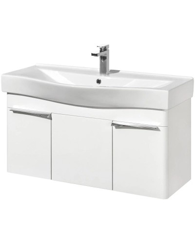 Тумба белый глянец 96,6 см Акватон Беверли 1A236701BV010