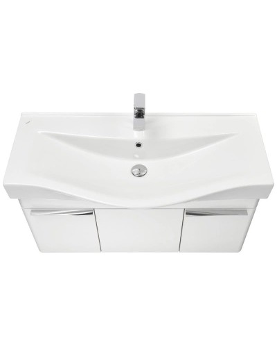 Тумба белый глянец 96,6 см Акватон Беверли 1A236701BV010