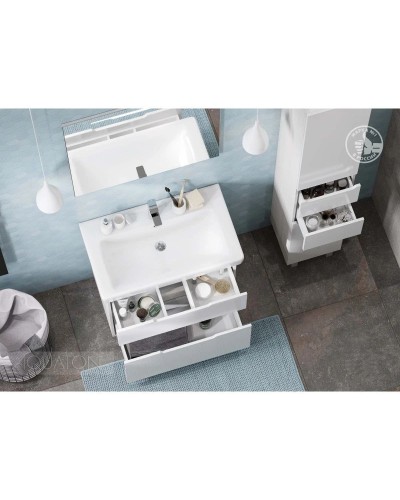 Тумба белый/выбеленное дерево 74,5 см Акватон Дакота 1A202901DAAY0