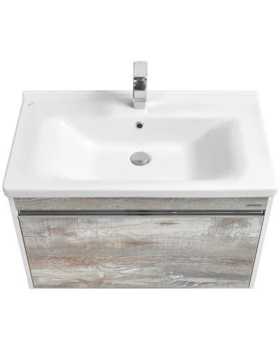 Тумба белый глянец/бетон пайн 76 см Акватон Капри 1A230201KPDA0