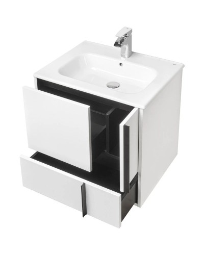 Тумба белый матовый 58,6 см Акватон Ривьера 1A238801RVX20