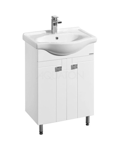 Тумба белый глянец 55,4 см Акватон Фиджи 1A179601FG010