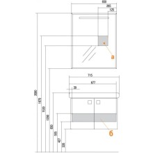 Тумба белый 67 см Акватон Оптима 1A124101OP010