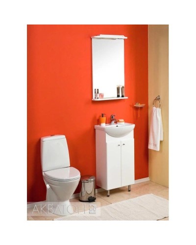 Тумба белый глянец 41 см Акватон Мира 1A104401MR010