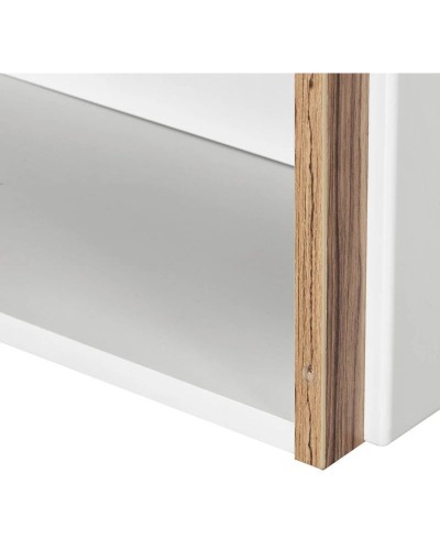 Тумба белый глянец/эбони светлый 44,7 см Акватон Эклипс 1A172801EK49L