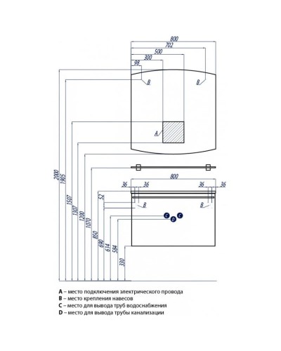 Тумба белый жемчуг 80 см Акватон Севилья 1A126301SEG30