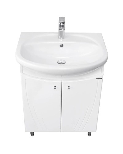 Тумба белый глянец 61 см Акватон Минима 1A104201MN010