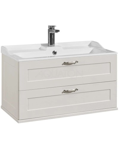 Тумба дуб белый 80 см Акватон Леон 1A186301LBPS0