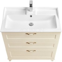 Тумба дуб бежевый 80 см Акватон Леон 1A187801LBPR0