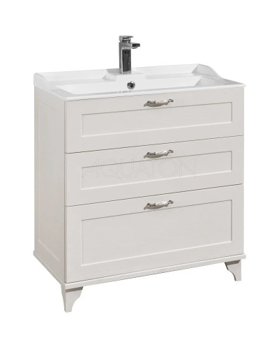 Тумба дуб белый 80 см Акватон Леон 1A187801LBPS0