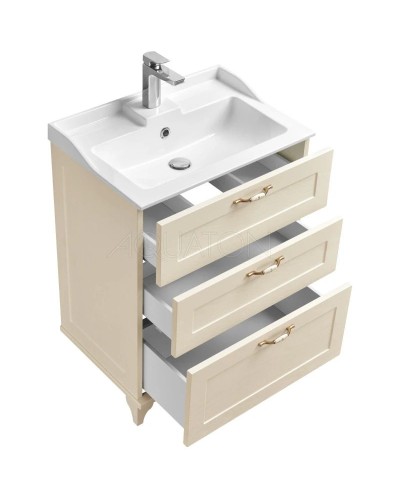 Тумба дуб бежевый 65 см Акватон Леон 1A194601LBPR0