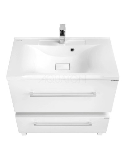 Тумба белый глянец 79,6 см Акватон Мадрид 1A126801MA010